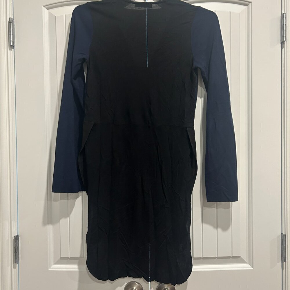 Zara W&B Navy and Black Long Sleeve Tunic Women’s Size M - Picture 7 of 12